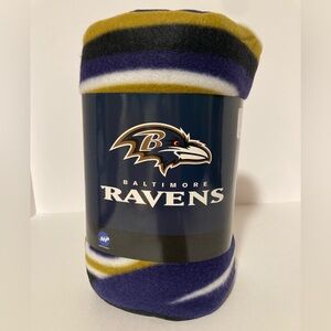 NEW - Officially Licensed NFL Baltimore Ravens 50x60 Fleece Throw Blanket